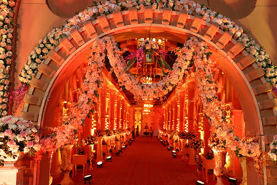 Wedding floral arrangements